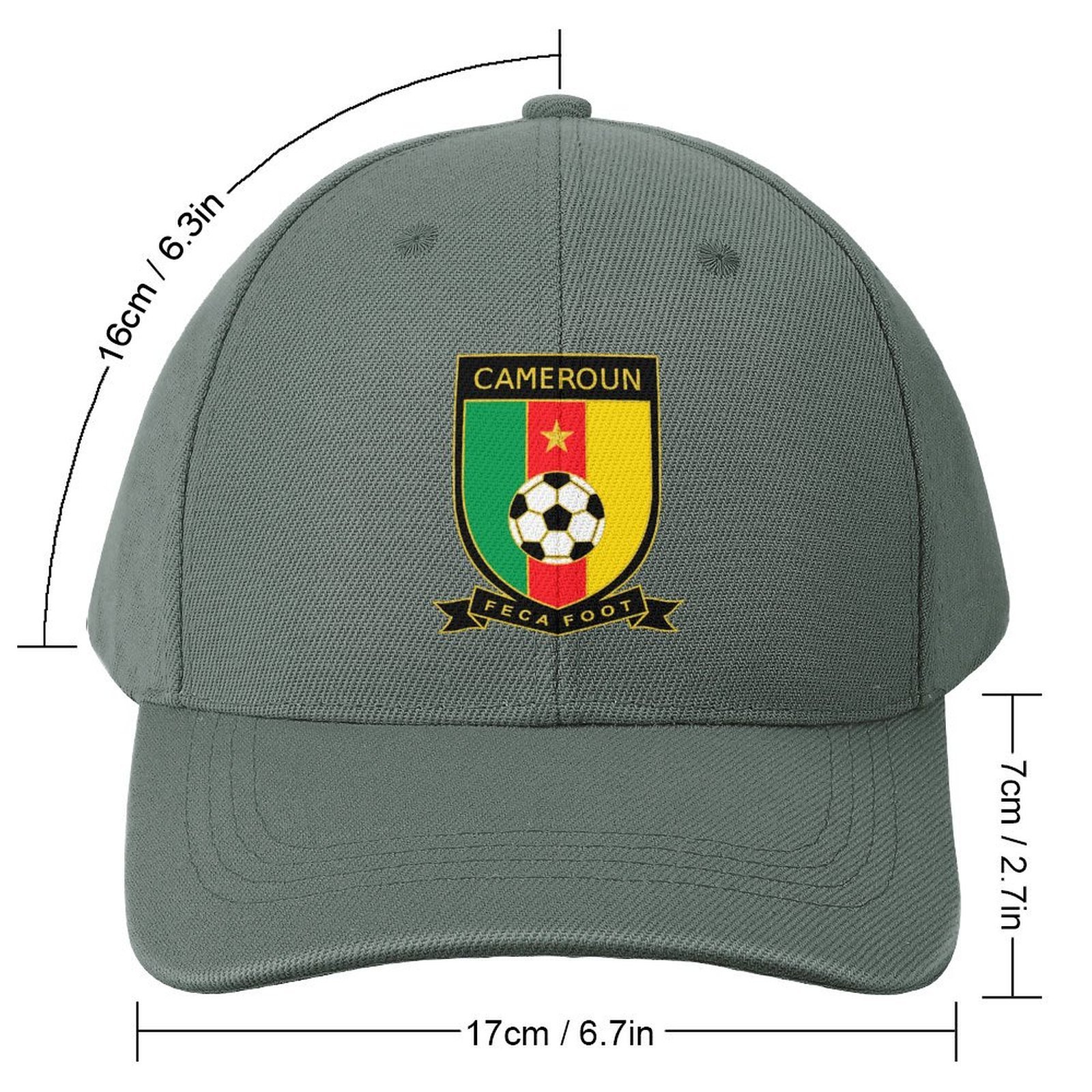 Kamerun Baseball Cap Verstellbar Reine Farbe Baseballkappe Mütze Kamerun Baseball Cap Verstellbar Reine Farbe Baseballkappe Mütze