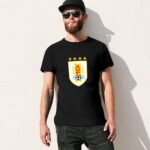 Uruguay Stretch Slim Cneck Gildan Tee T-Shirt Herren