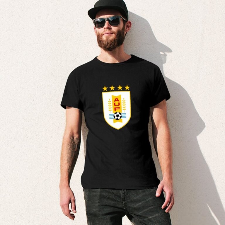 Uruguay Stretch Slim Cneck Gildan Tee T-Shirt Herren