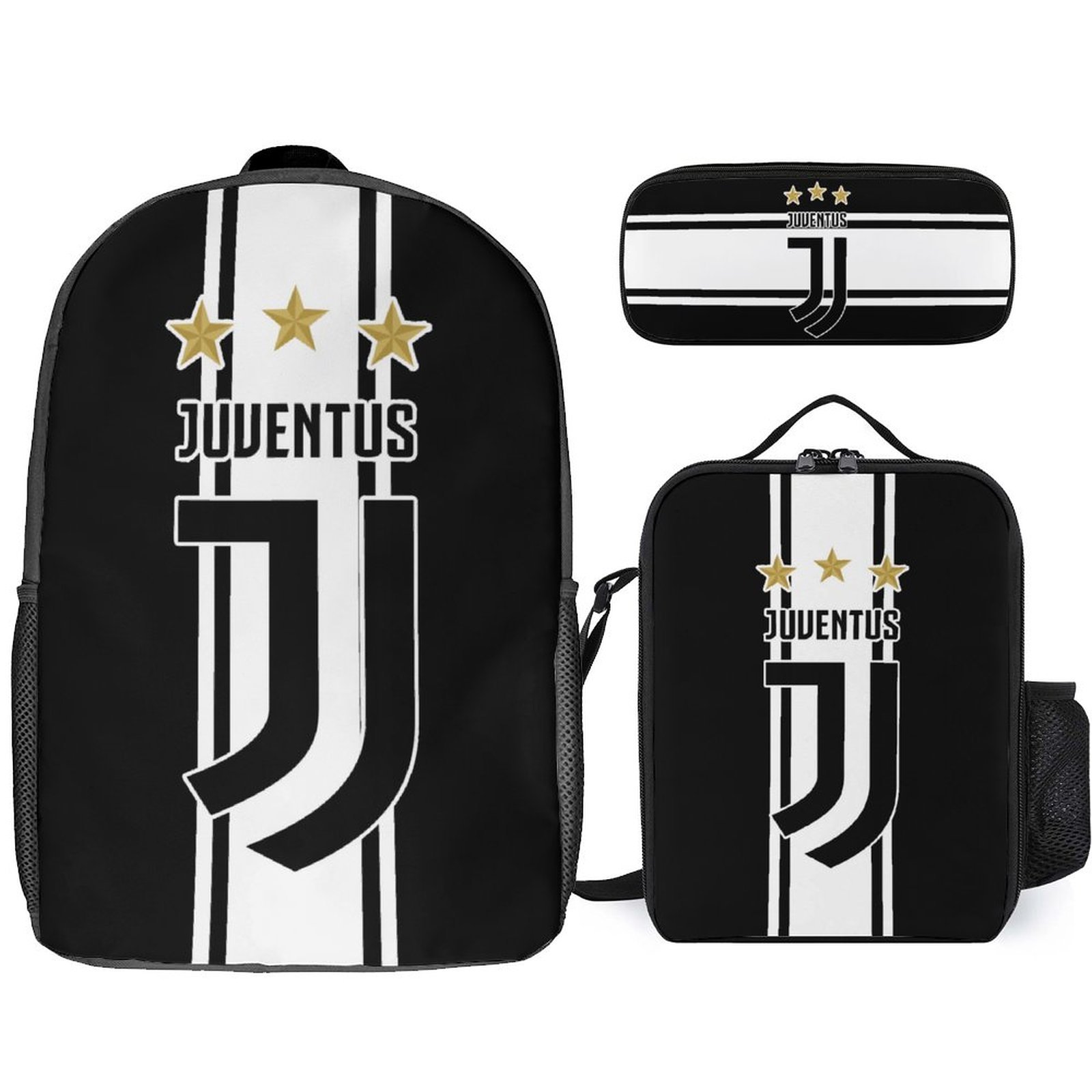 Juventus FC Student Schulranzen Lunchbag Stifttasche Kombination Juventus FC Student Schulranzen Lunchbag Stifttasche Kombination