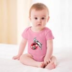 FC Köln Baby Bodysuit Strampler Schlafanzug Mit Kurzen Ärmeln
