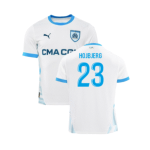 Olympique Marseille Pierre-Emile Hojbjerg 23 Home Trikot 2024-2025