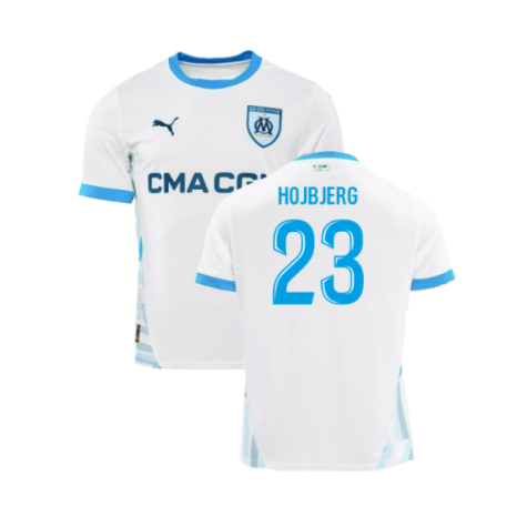 Olympique Marseille Pierre-Emile Hojbjerg 23 Home Trikot 2024-2025