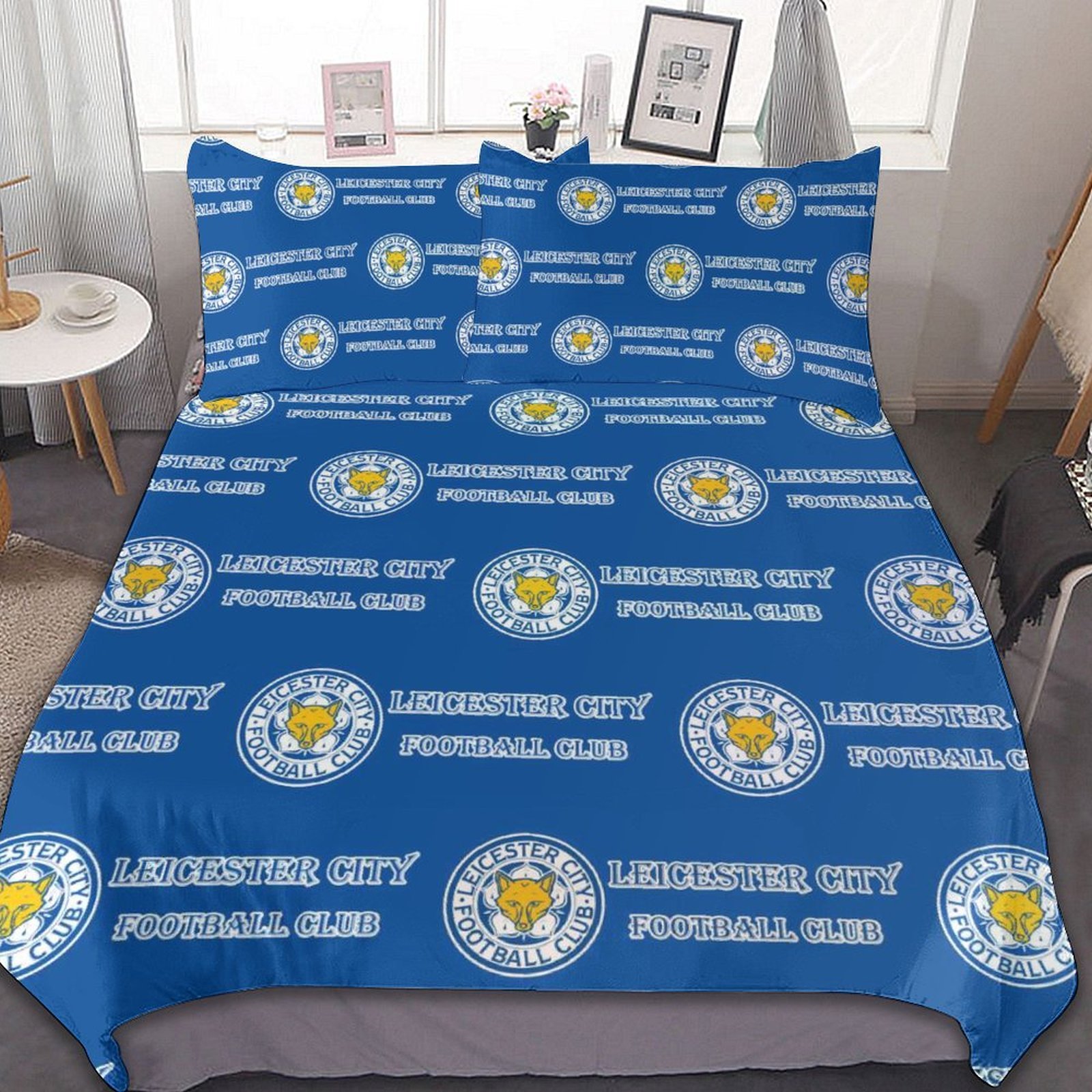 Leicester City Bettwäscheset 3 Stück Kinder Erwachsene Steppdeckenbezug Steppdeckenbezug Multi Size Laken Set Leicester City Bettwäscheset 3 Stück Kinder Erwachsene Steppdeckenbezug Steppdeckenbezug Multi Size Laken Set