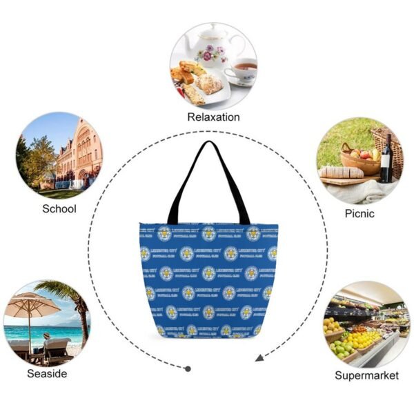Leicester City Frauen Tragetasche Oxford-Stoff Einkaufsbeutel Tote Bag