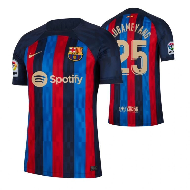 FC Barcelona Pierre-Emerick Aubameyang 25 Home Trikot 2022-2023