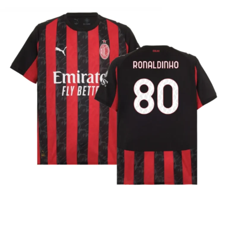 AC Mailand Ronaldinho 80 Home Trikot 2025-2026