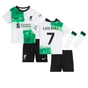 FC Liverpool Luis Diaz 7 Auswärtstrikot Kinder Minikit 2023-2024