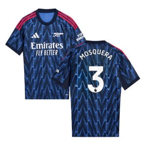 Arsenal Cristhian Mosquera 3 Away Trikot 2025-2026