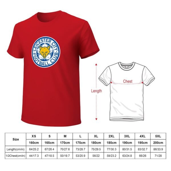 Leicester City Core Stretch Slim Cneck Gildan Tee T-Shirt Herren