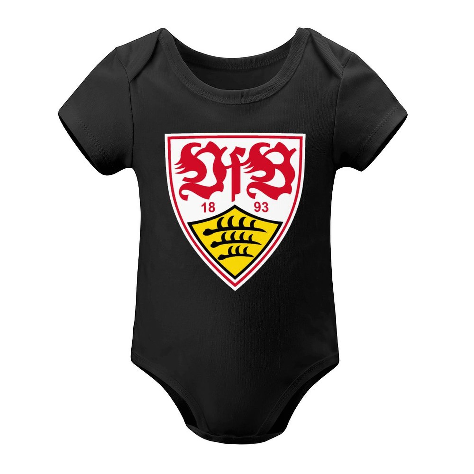 VfB Stuttgart Baby Bodysuit Strampler Schlafanzug Mit Kurzen Ärmeln VfB Stuttgart Baby Bodysuit Strampler Schlafanzug Mit Kurzen Ärmeln