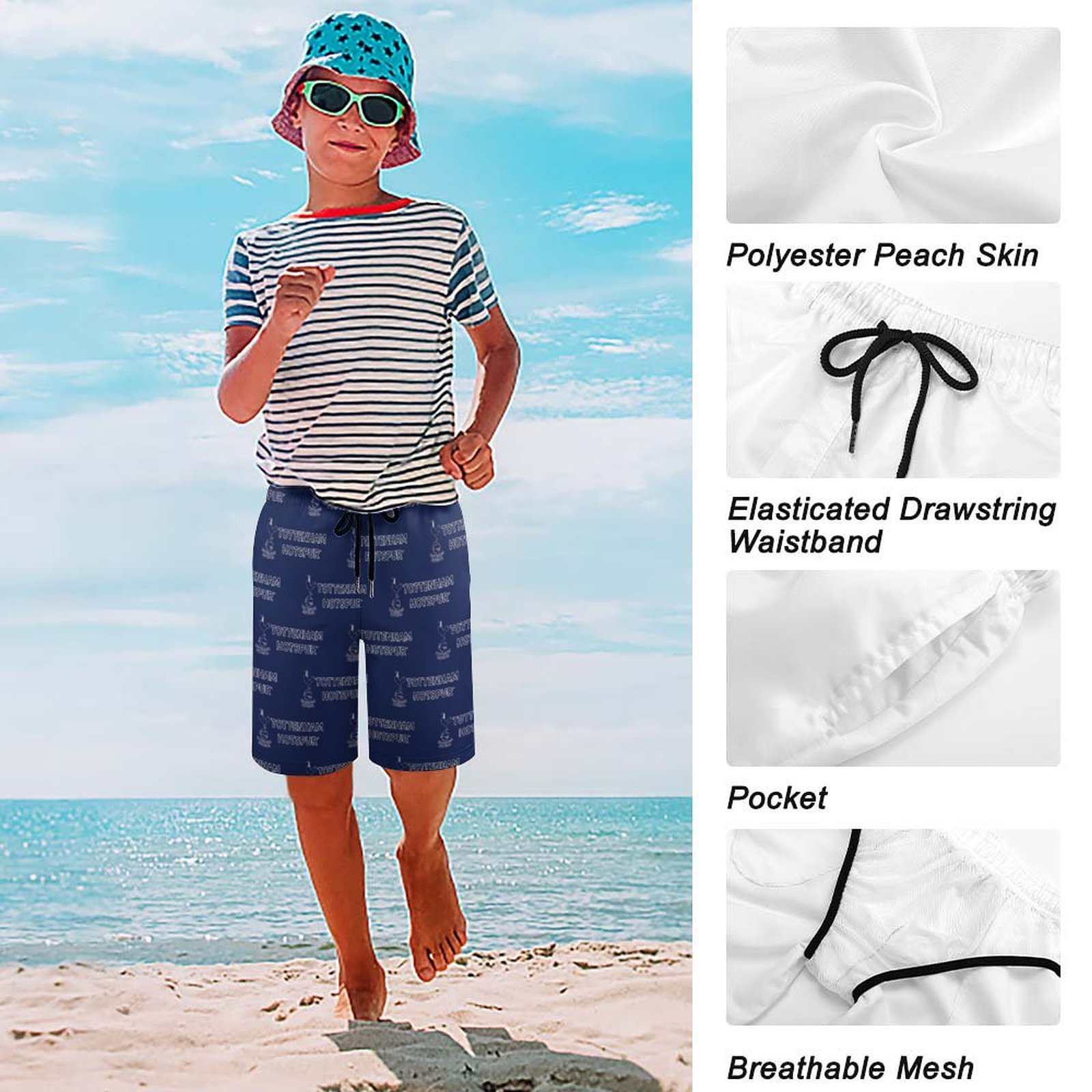 Tottenham Hotspur Kinder Badehose,Strandshorts Sommer Jogginghose,Strandhosen Tottenham Hotspur Kinder Badehose,Strandshorts Sommer Jogginghose,Strandhosen