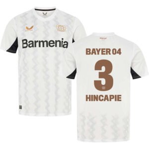 Bayer Leverkusen Piero Hincapié 3 Away Trikot 2024-2025
