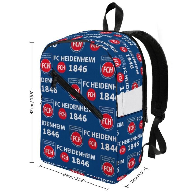 FC Heidenheim Unisex Backpack Rucksack Outdoor Wanderrucksack