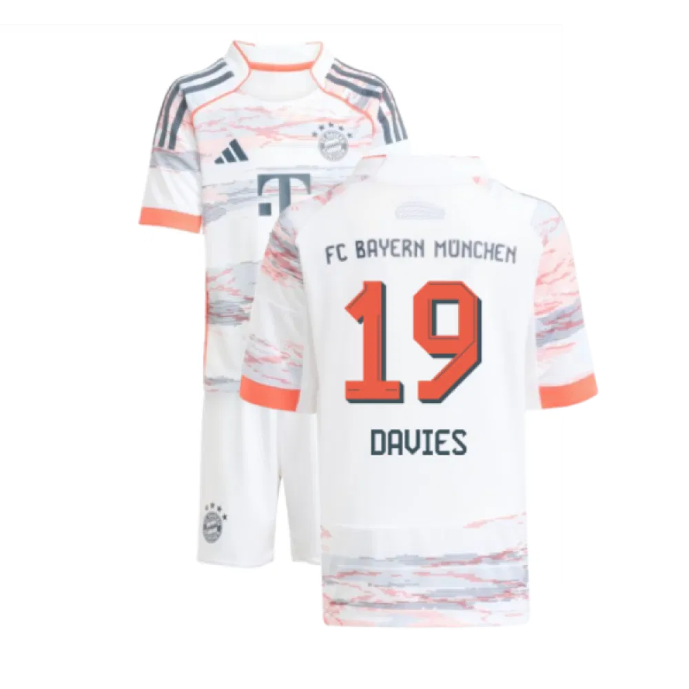Bayern München Alphonso Davies 19 Auswärtstrikot Kinder 2025-2026 Bayern München Alphonso Davies 19 Auswärtstrikot Kinder 2025-2026