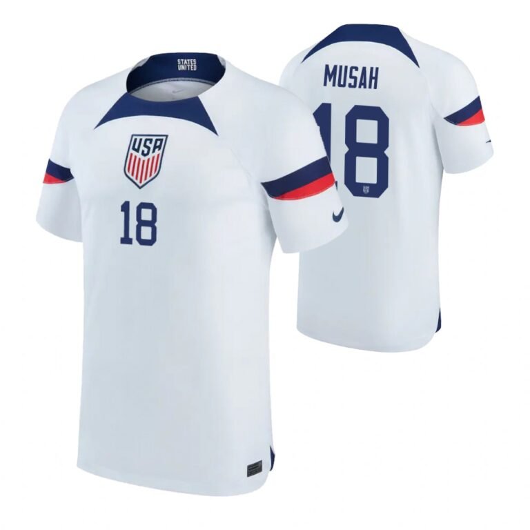 USA Yunus Musah 18 Home Trikot WM 2022