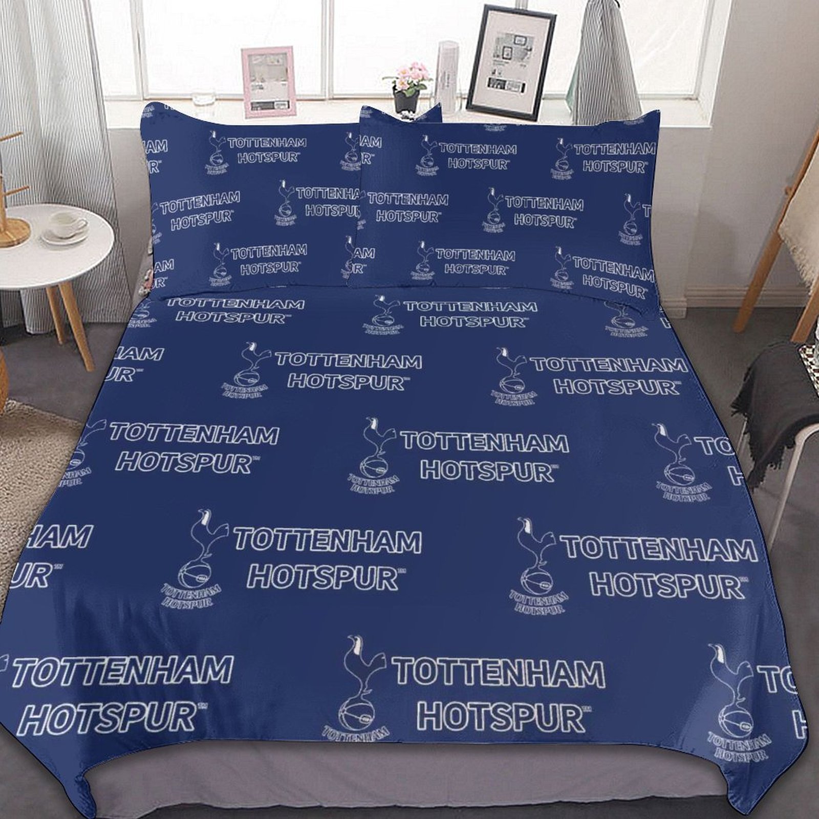 Tottenham Hotspur Bettwäscheset 3 Stück Kinder Erwachsene Steppdeckenbezug Steppdeckenbezug Multi Size Laken Set Tottenham Hotspur Bettwäscheset 3 Stück Kinder Erwachsene Steppdeckenbezug Steppdeckenbezug Multi Size Laken Set
