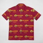 AS Rom Kurzärmelige Herrenhemden, Passform Sommer Kurzarm Casual Button-Down Hemden