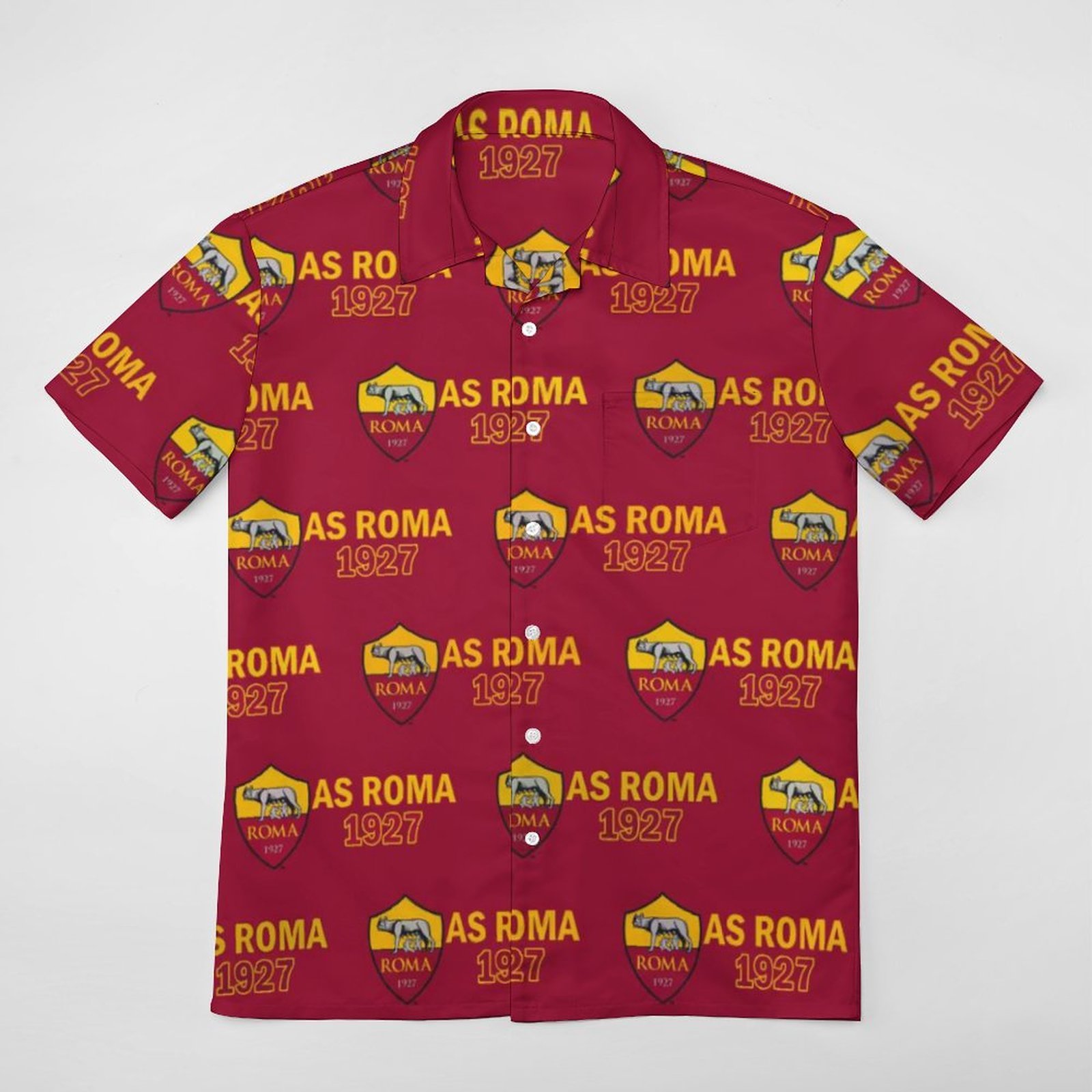 AS Rom Kurzärmelige Herrenhemden, Passform Sommer Kurzarm Casual Button-Down Hemden AS Rom Kurzärmelige Herrenhemden, Passform Sommer Kurzarm Casual Button-Down Hemden