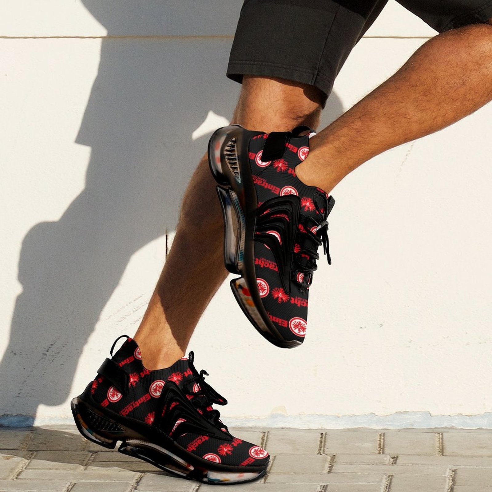 Eintracht Frankfurt Männer Elastische Laufschuhe Turnschuhe Eintracht Frankfurt Männer Elastische Laufschuhe Turnschuhe
