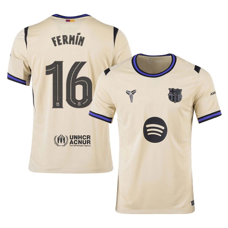 FC Barcelona Fermín López 16 Away Trikot 2025-2026