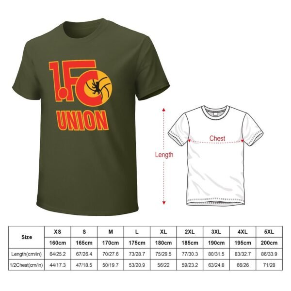 FC Union Berlin Core Stretch Slim Cneck Gildan Tee T-Shirt Herren