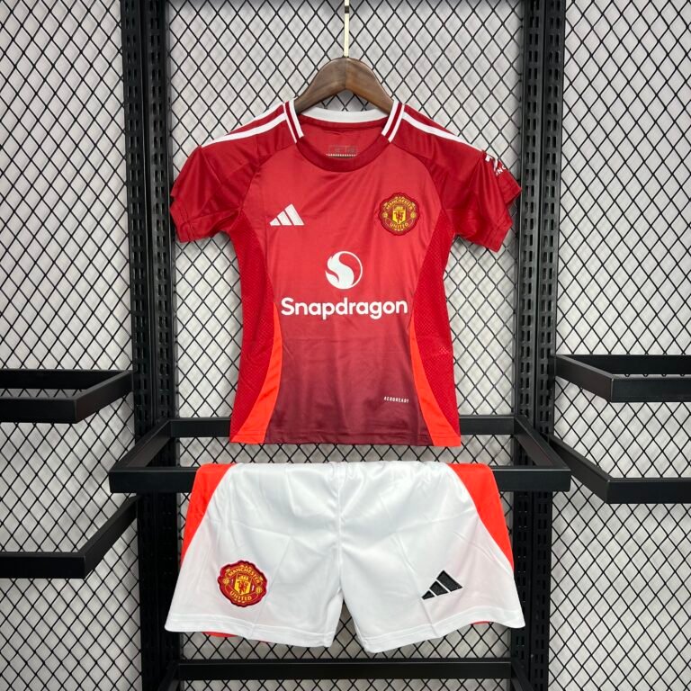 Manchester United Cristiano Ronaldo 7 Heimtrikot Kinder Mini Kit 2024-2025