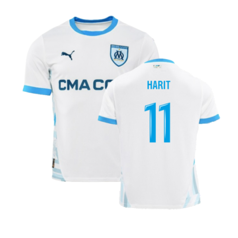 Olympique Marseille Amine Harit 11 Home Trikot 2024-2025
