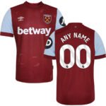 West Ham United Home Trikot 2023-2024 ( Aufdruck Dein Name )