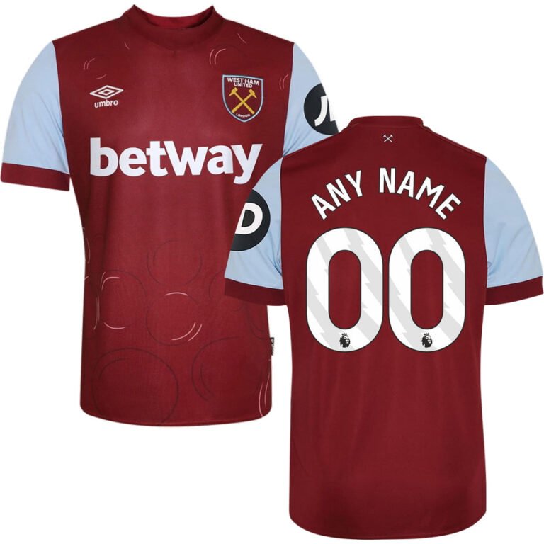 West Ham United Home Trikot 2023-2024 ( Aufdruck Dein Name )