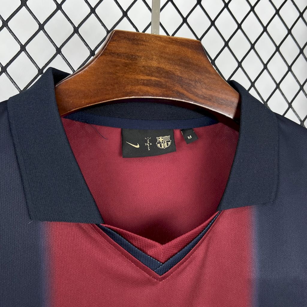 FC Barcelona X Travis Scott Skeleton Retro Home Trikot 2000-2001 FC Barcelona X Travis Scott Skeleton Retro Home Trikot 2000-2001