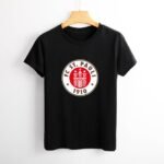 FC St. Pauli Damen Kurzarm Rundhals T-Shirt Casual Sommer Tops