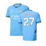 Manchester City Matheus Nunes 27 Home Trikot 2024-2025