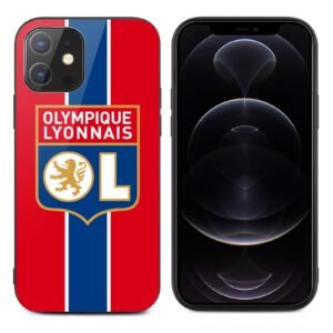 Olympique Lyonnais Stoßfest Glaskasten Handyhüllen & Cover Für IPhone 12