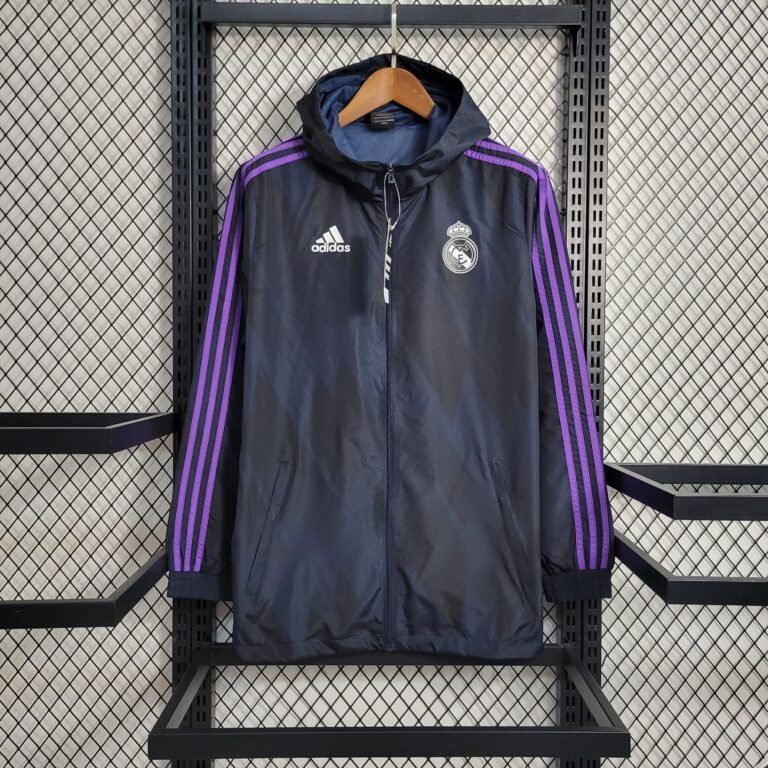 Real Madrid Windbreaker 2023-2024 - Schwarz Lila