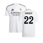 Real Madrid Antonio Rüdiger 22 Home Trikot 2024-2025