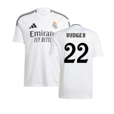Real Madrid Antonio Rüdiger 22 Home Trikot 2024-2025
