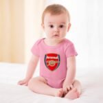 Arsenal Baby Bodysuit Strampler Schlafanzug Mit Kurzen Ärmeln