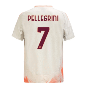 AS Rom Lorenzo Pellegrini 7 Away Trikot 2024-2025