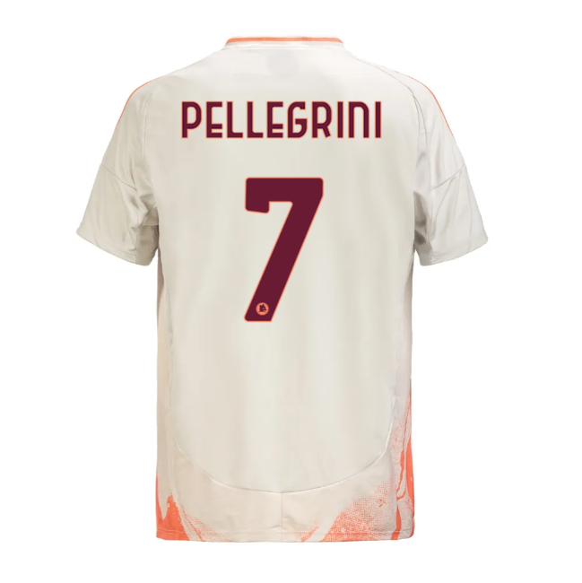 AS Rom Lorenzo Pellegrini 7 Away Trikot 2024-2025