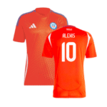 Chile Alexis Sánchez 10 Home Trikot 2024-2025
