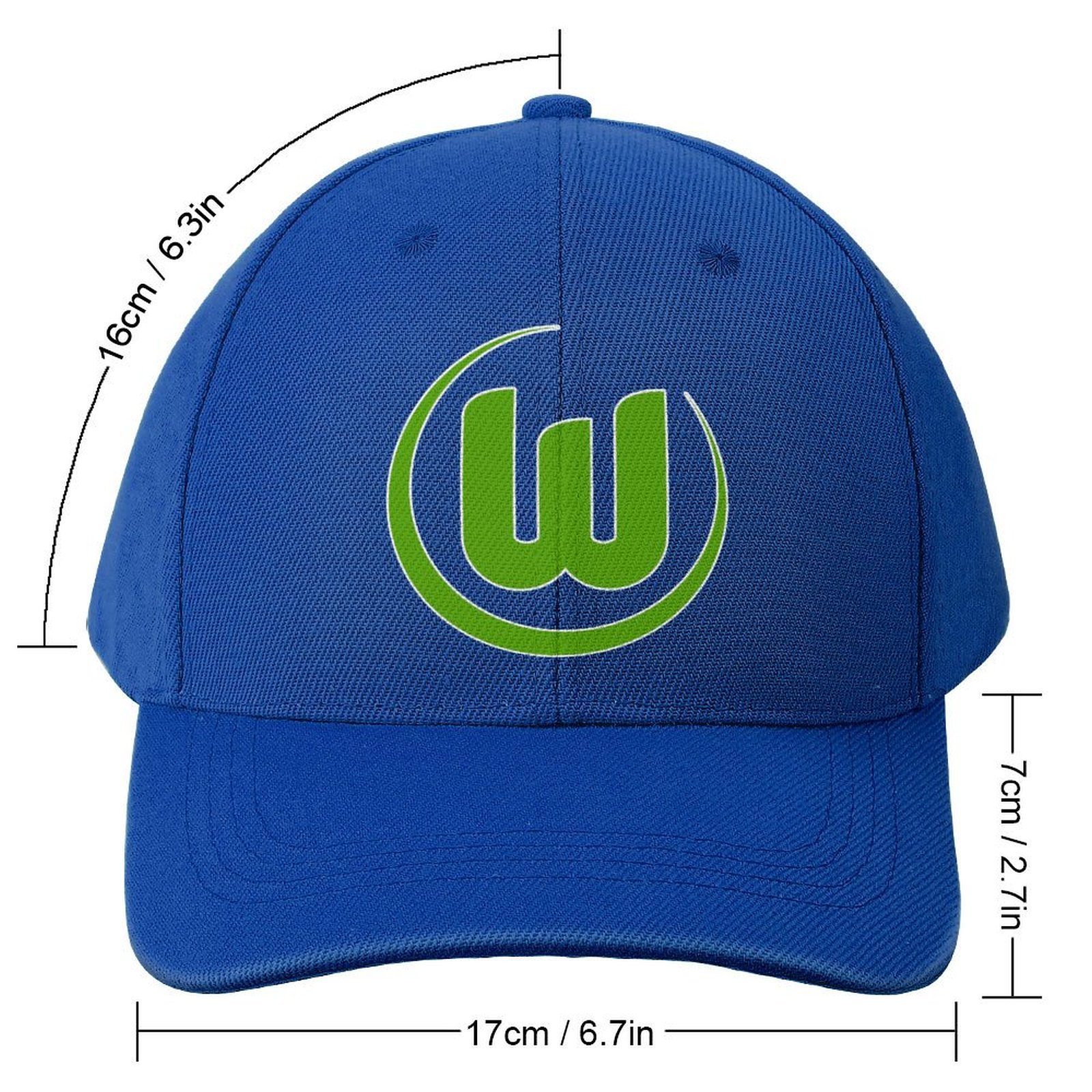 Unisex VfL Wolfsburg Baseball Cap Verstellbar Reine Farbe Baseballkappe Mütze Unisex VfL Wolfsburg Baseball Cap Verstellbar Reine Farbe Baseballkappe Mütze