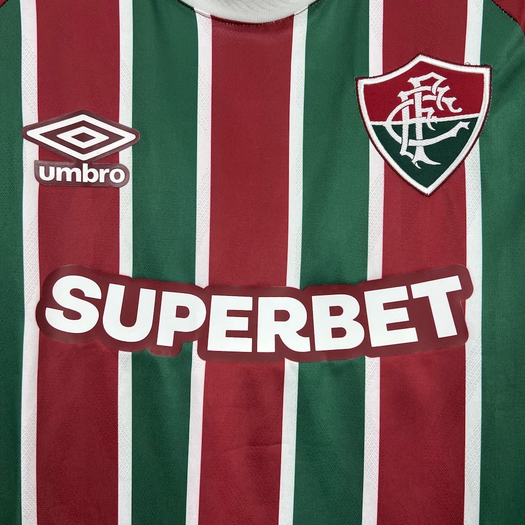 Fluminense Langarm Home Trikot 2025-2026 Fluminense Langarm Home Trikot 2025-2026