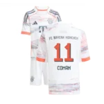 Bayern München Kingsley Coman 11 Auswärtstrikot Kinder 2025-2026