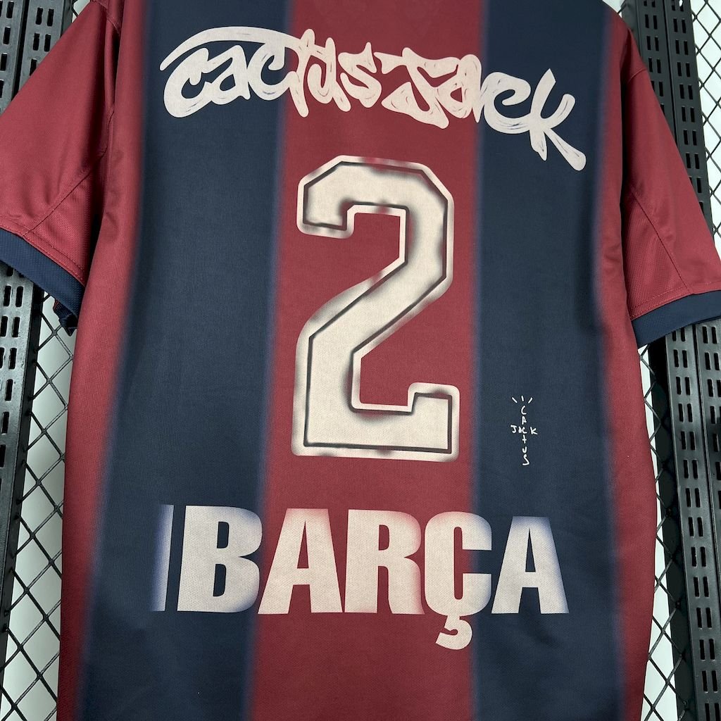 FC Barcelona X Travis Scott Skeleton Retro Home Trikot 2000-2001 FC Barcelona X Travis Scott Skeleton Retro Home Trikot 2000-2001
