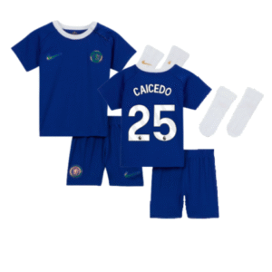 Chelsea FC Moisés Caicedo 25 Heimtrikot Kinder Mini Kit 2023-2024