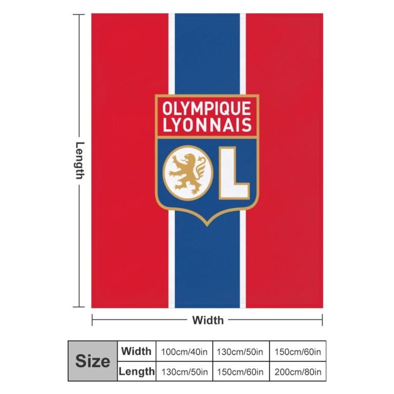Olympique Lyonnais Decken, Superweiche Decken, Verschiedene Größen Von Decken