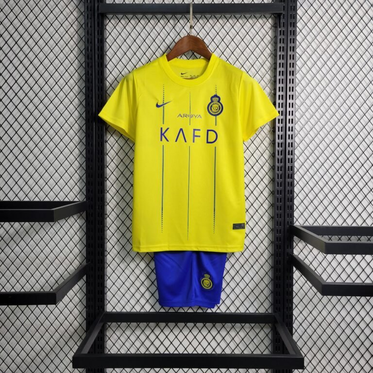 Al Nassr FC Cristiano Ronaldo 7 Heimtrikot Kinder Mini Kit 2023-2024