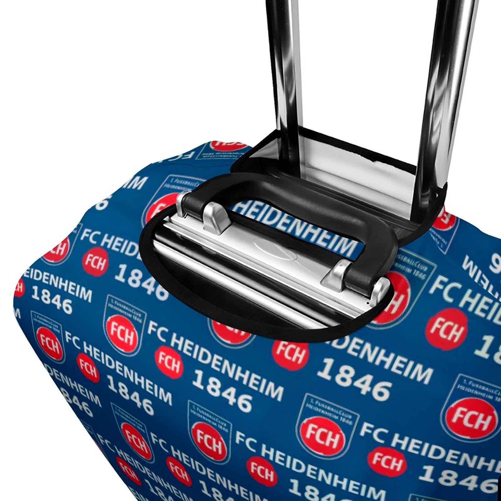 FC Heidenheim Gepäckschutz Elastisches Design Staubdicht Und Anti-Kratz-Gepäckhülle FC Heidenheim Gepäckschutz Elastisches Design Staubdicht Und Anti-Kratz-Gepäckhülle