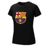 Fc Barcelona Damen Kurzarm Rundhals T-Shirt Casual Sommer Tops